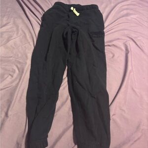 Black Drawstring Jogger Sweatpants